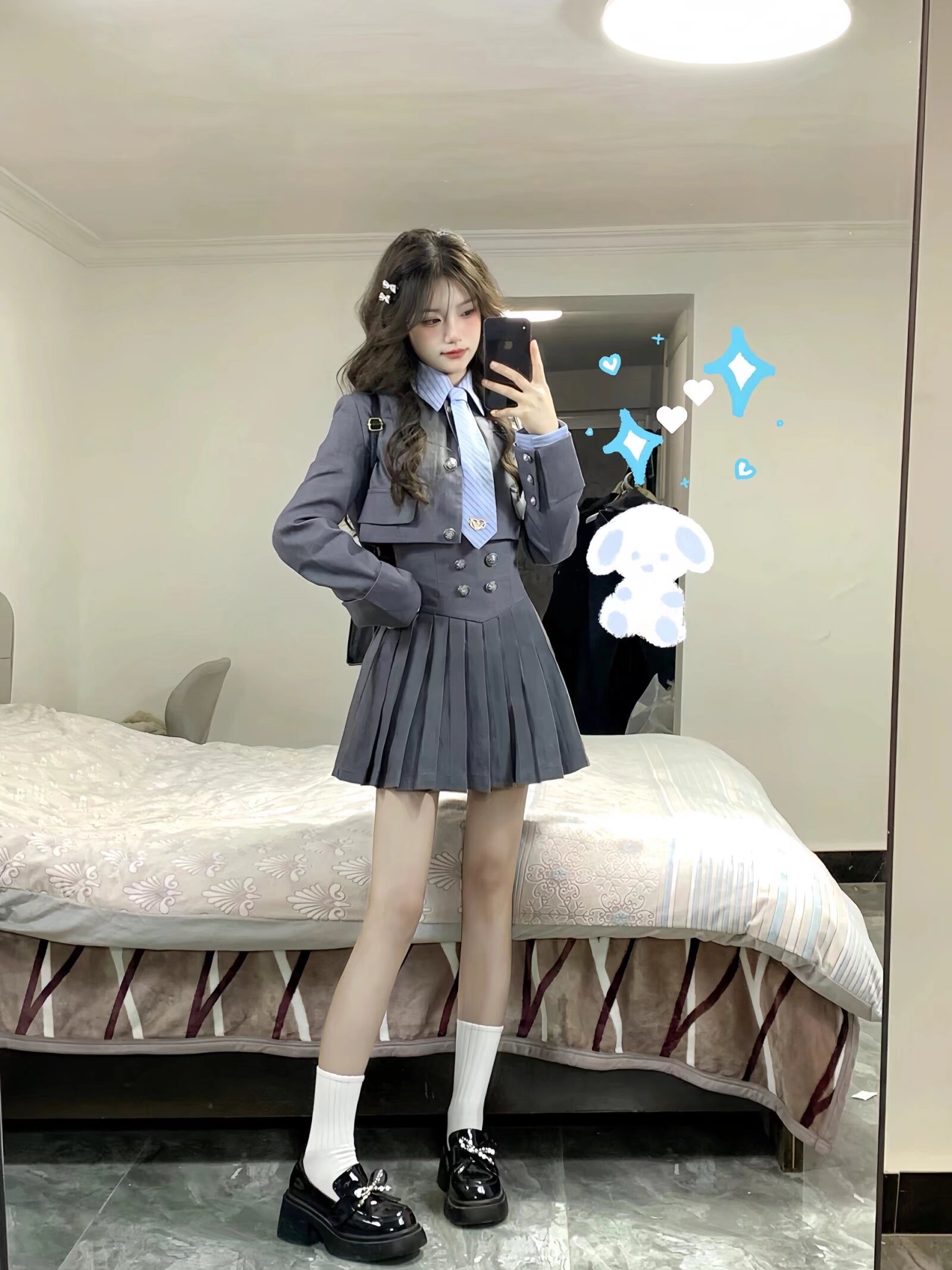 日常穿搭# #jk制服# #jk美少女# #学姐穿搭