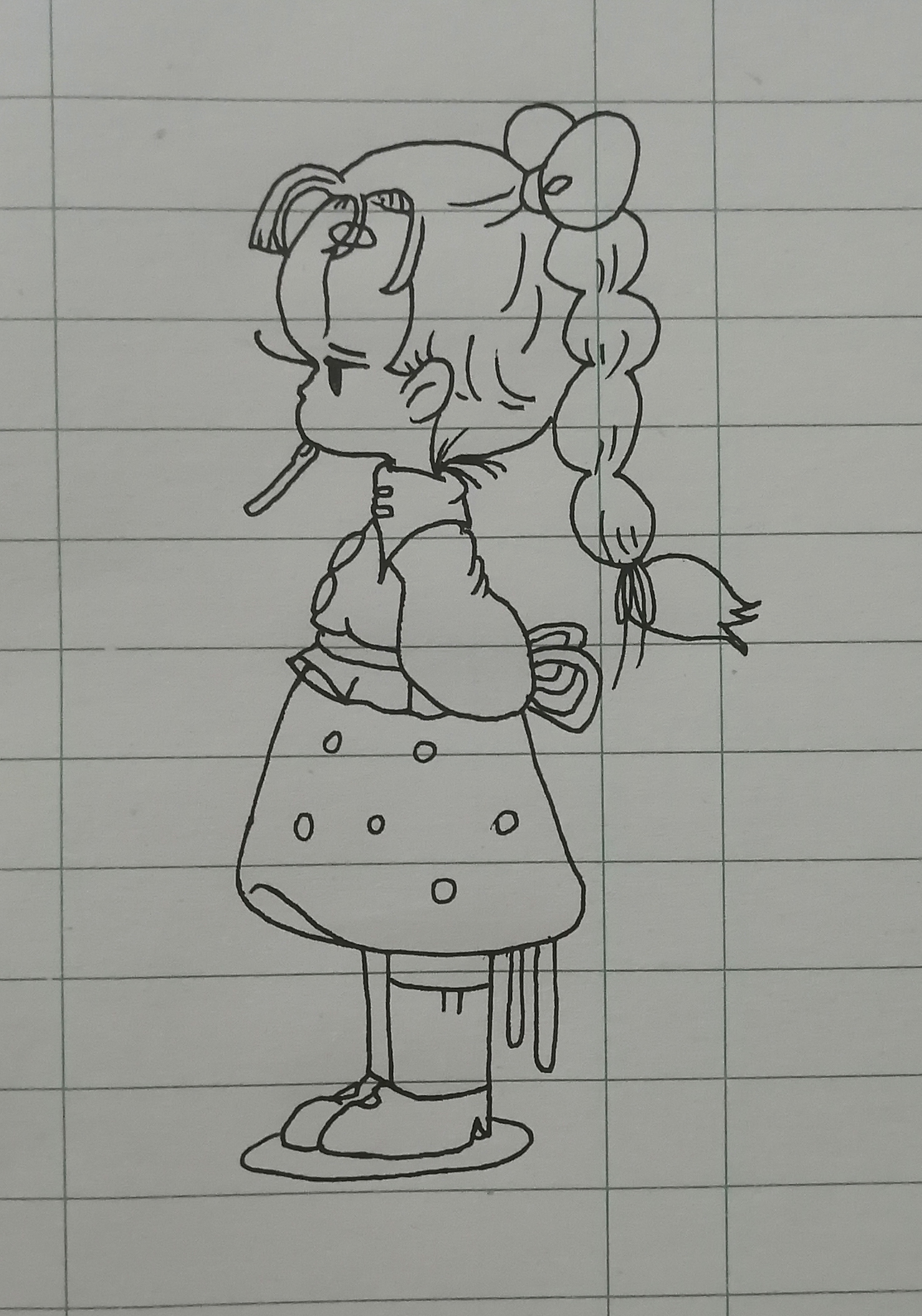 随手画个抽象派宝宝*^_^*