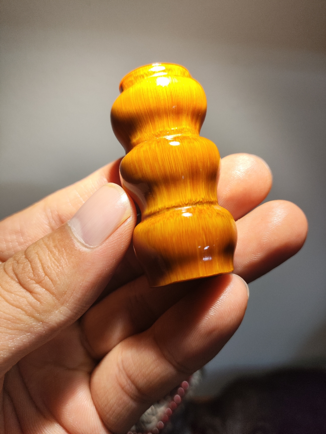 罗汉竹手把件,高度5.4直径2.7#热点引擎计划