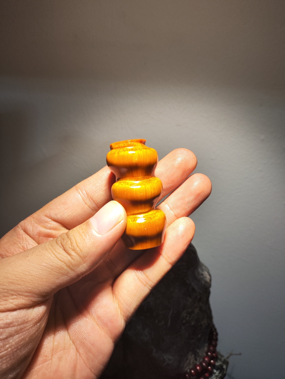 罗汉竹手把件,高度5.4直径2.7#热点引擎计划