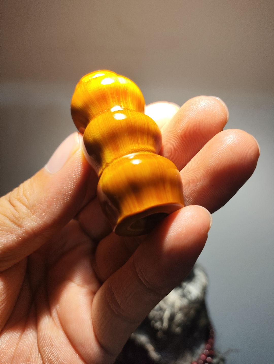 罗汉竹手把件,高度5.4直径2.7#热点引擎计划