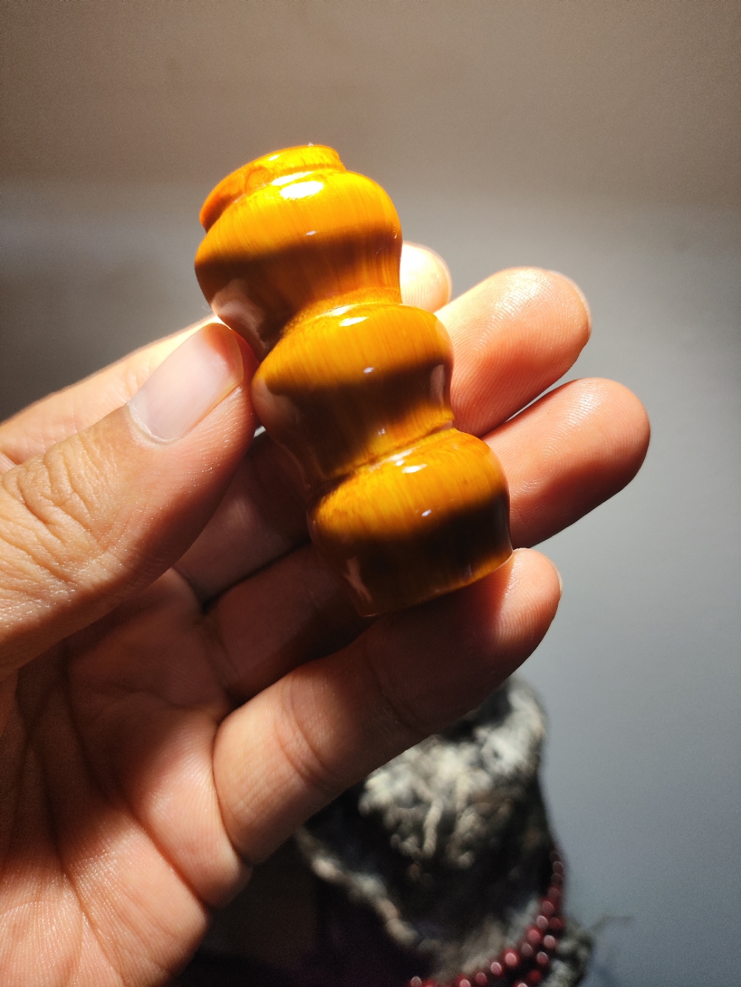 罗汉竹手把件,高度5.4直径2.7#热点引擎计划