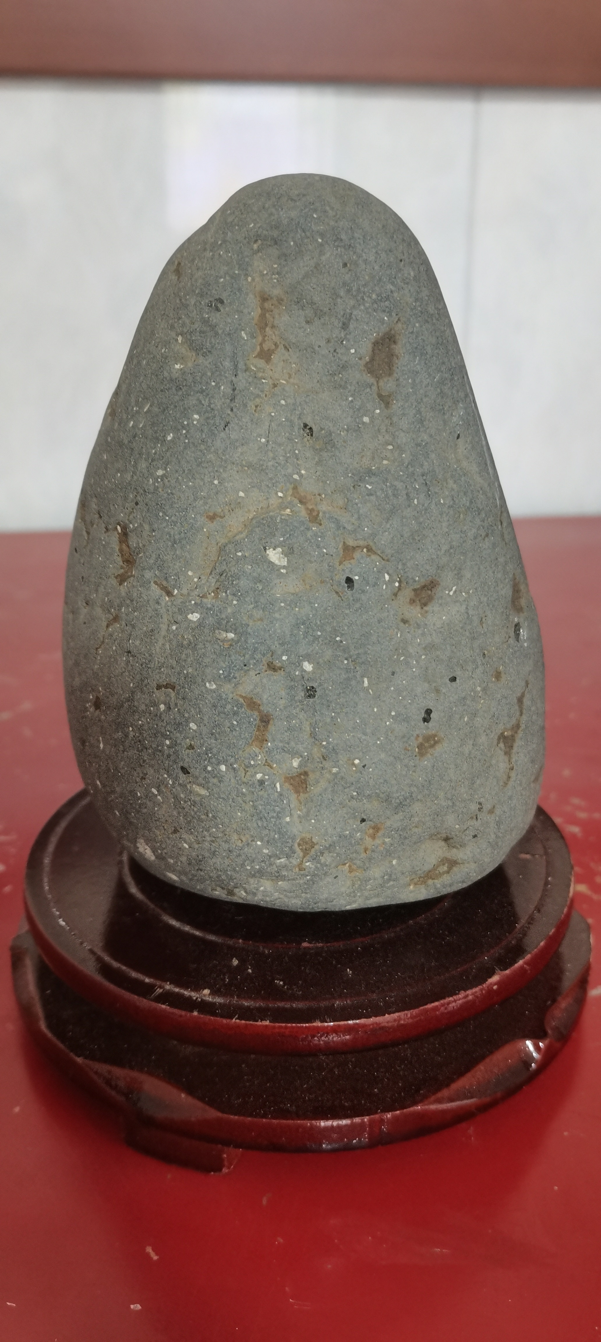 奇石摆件,月海石锥!