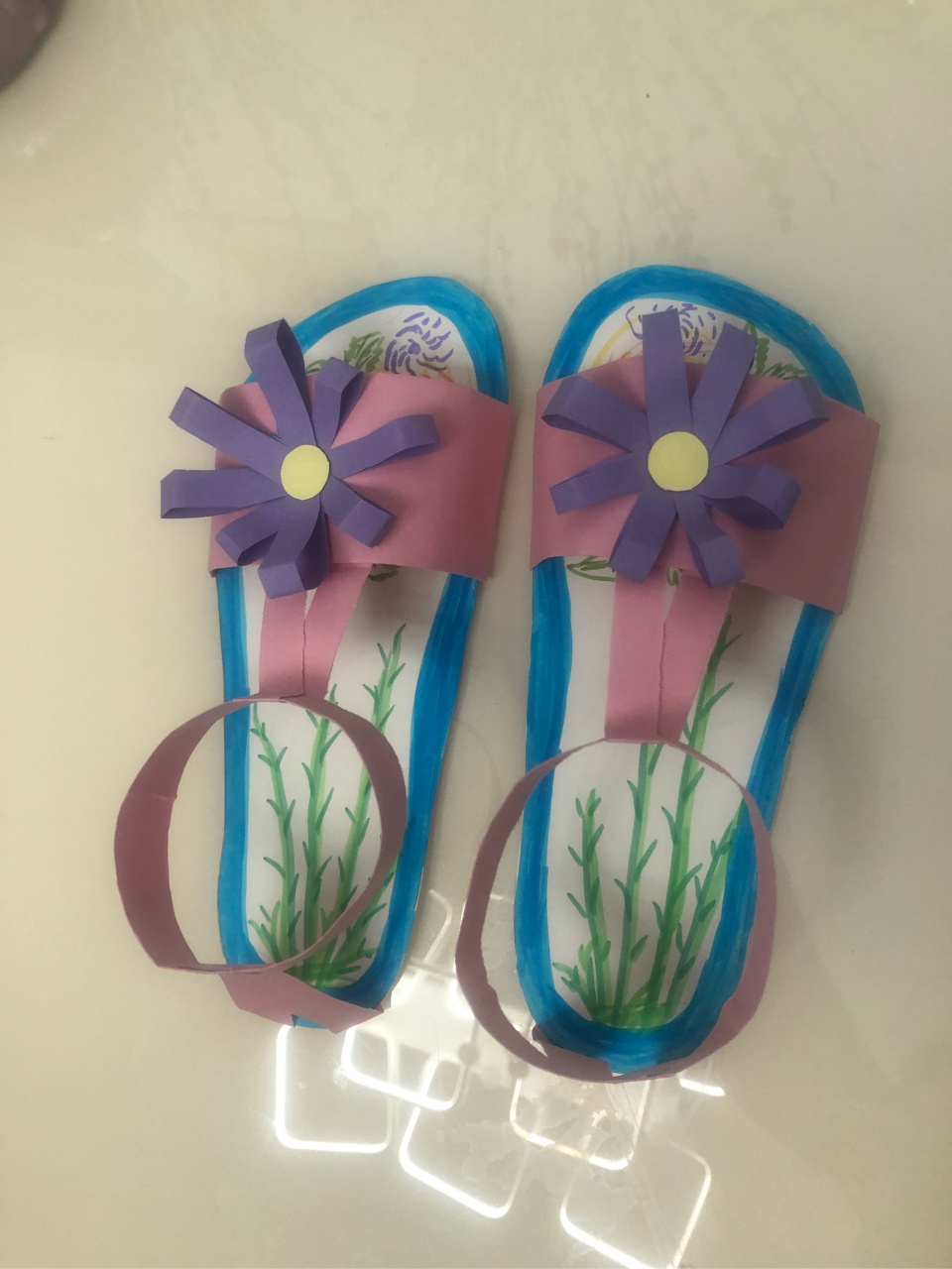手工纸鞋制作