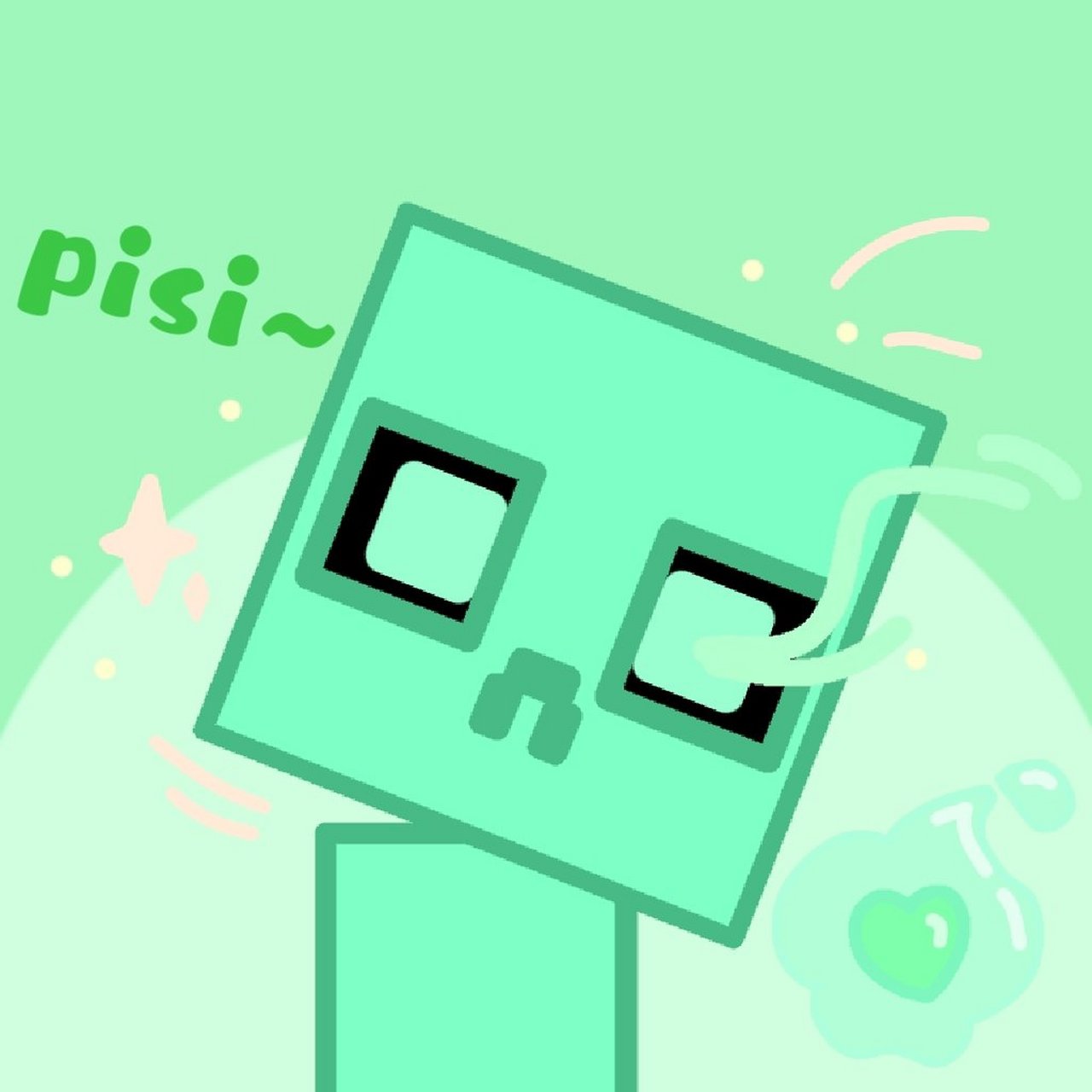 感谢@懒散的懒伞 的赠图~萌萌哒的苦力怕哦