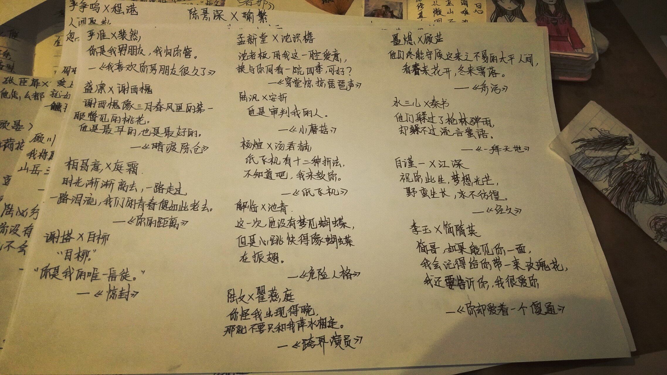 来看看有没有你推#原耽小说# 广纳建议图小记得放大看