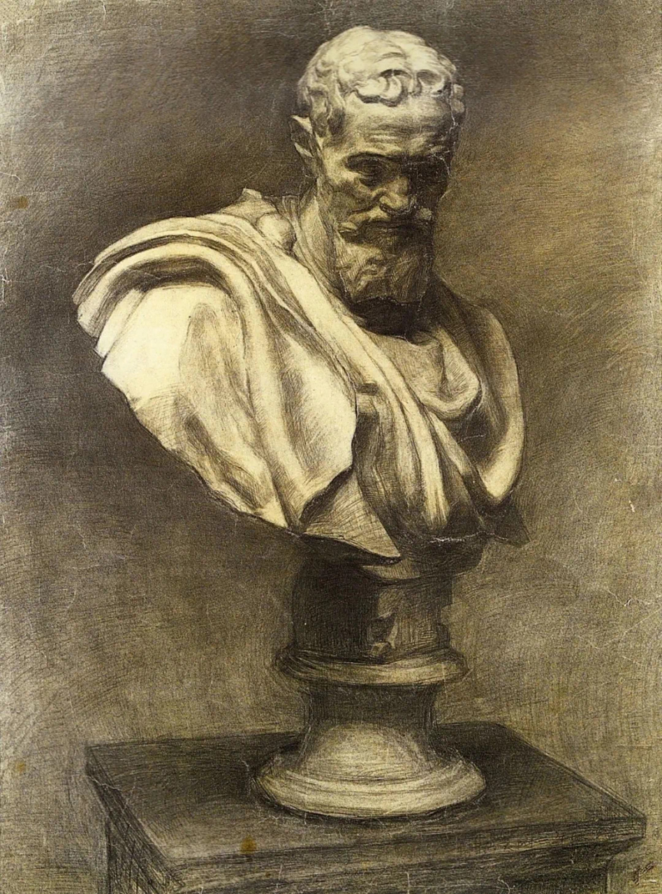 中央美院附中优秀素描石膏作品欣赏 #石膏像素描# #美院附中# #素描