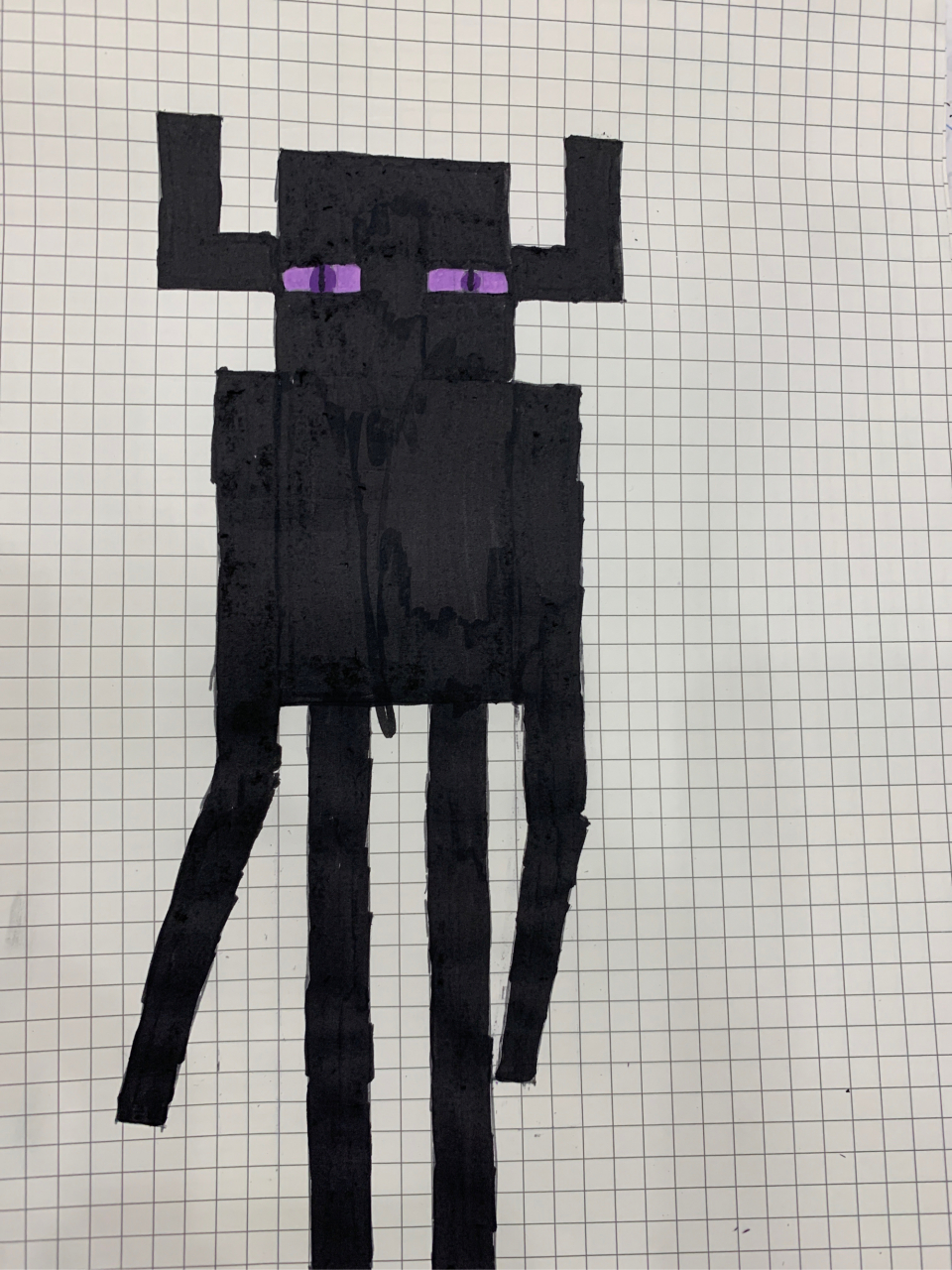 随便画了个末影人泰坦