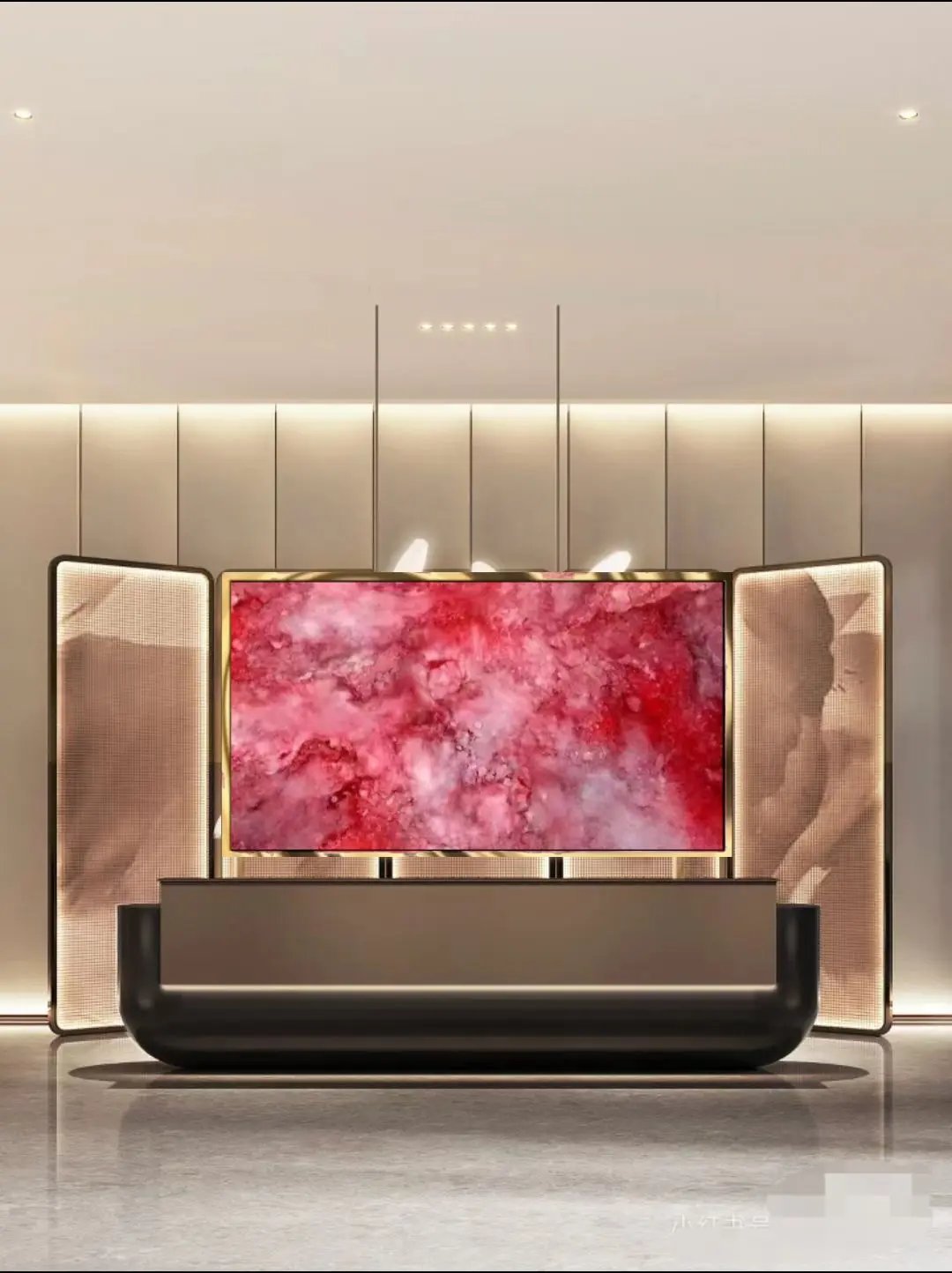 圣品艺术立体画酒店前台背景挂画一进门就惊艳!