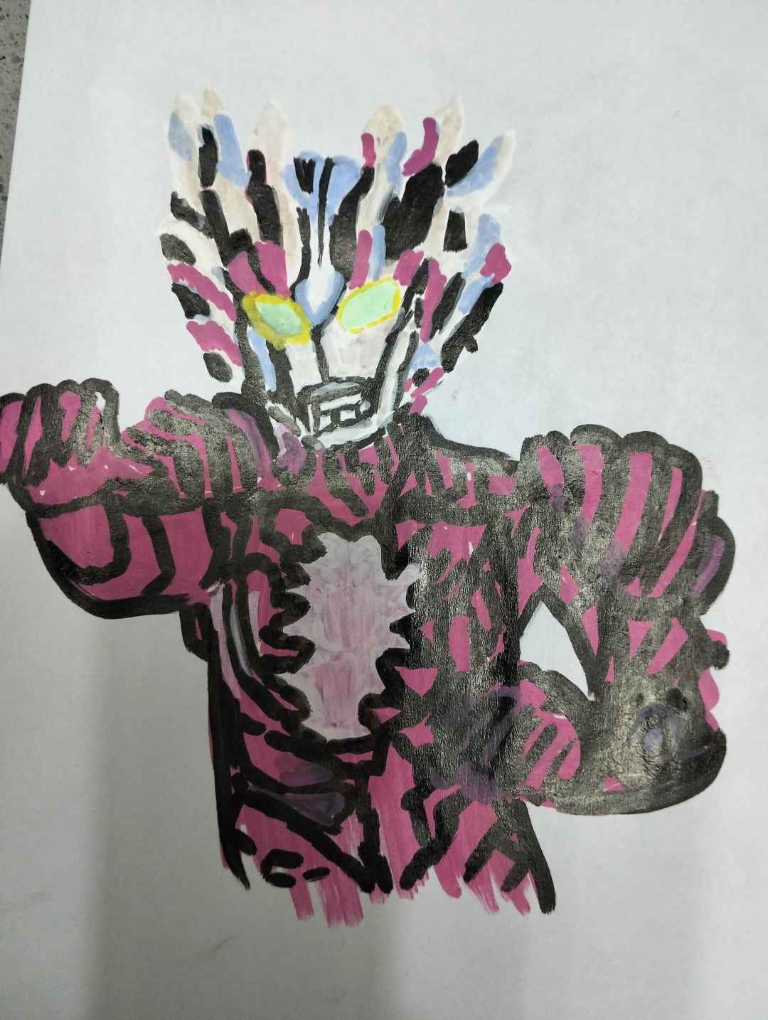 赛迦奥特曼的全部绘画过程