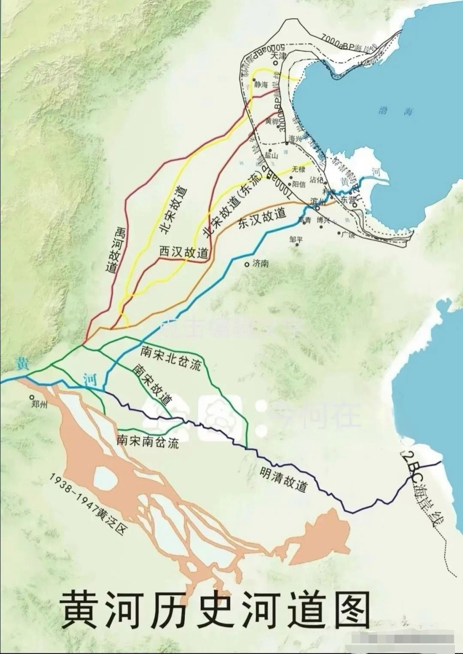 黄河古河道图片