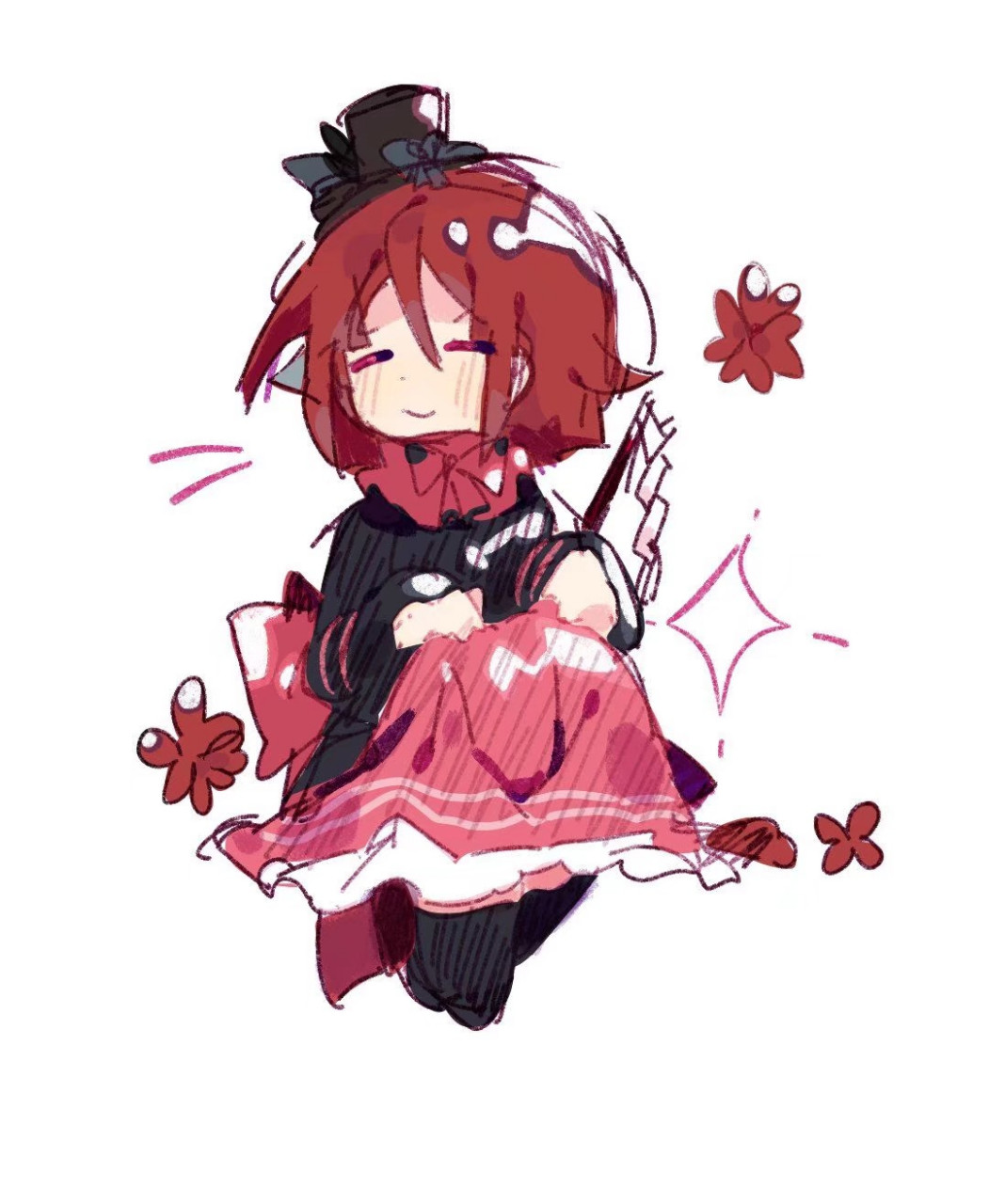 【图源leaf推特】 是草先生画的自己 会作曲会画画的会和mope抱枕大战