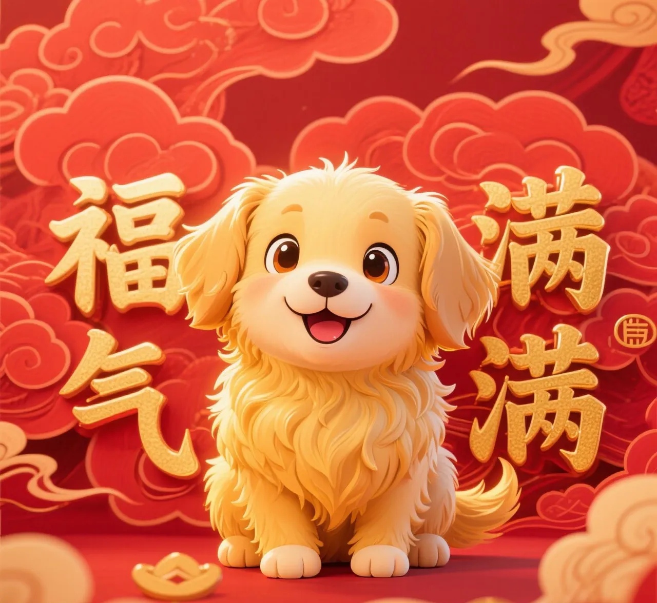 揭符福泽纷纷至, 不揭霉运常作梗. #属狗人好运到