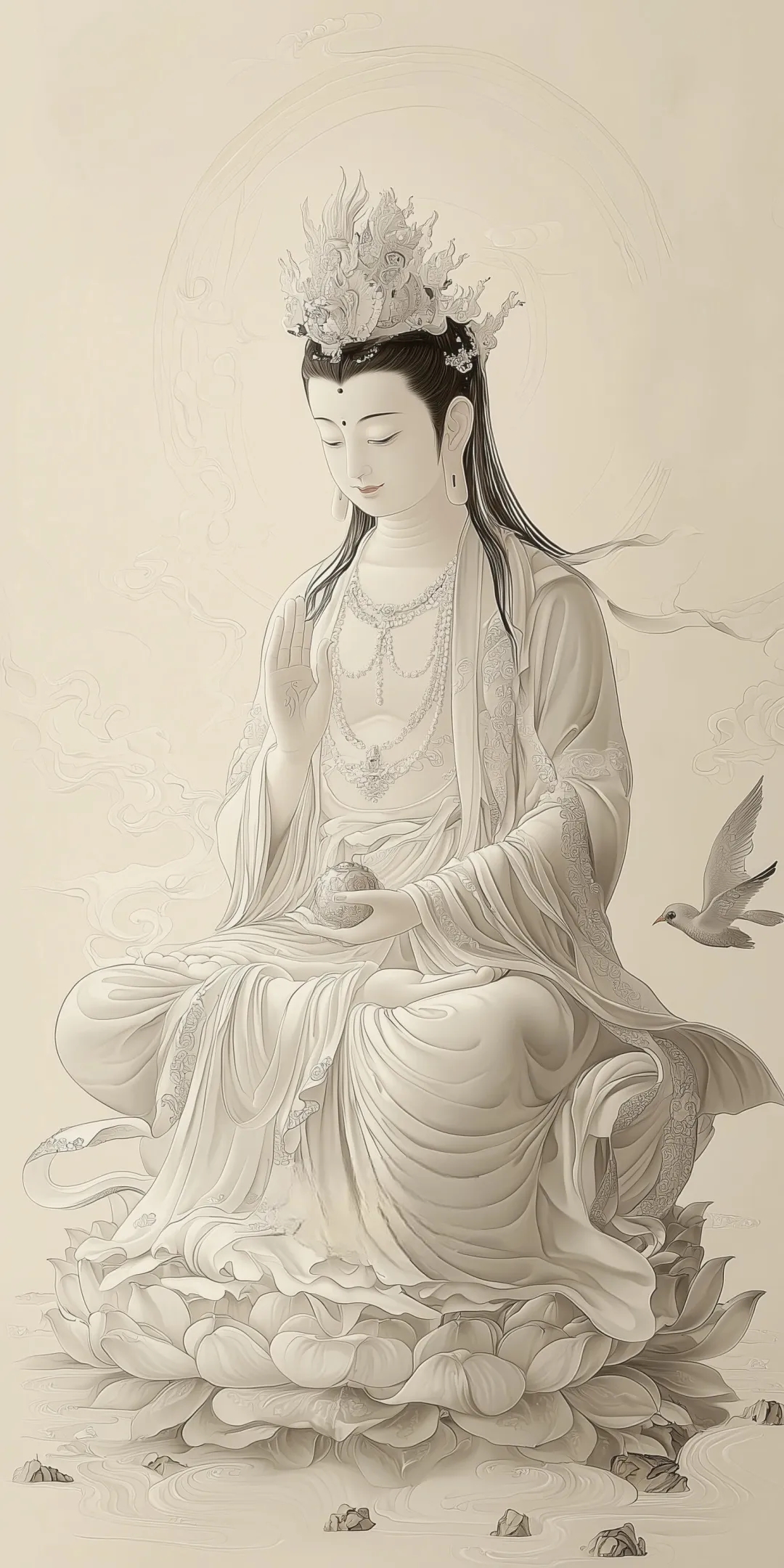 南无大慈大悲广大灵感观世音菩萨!