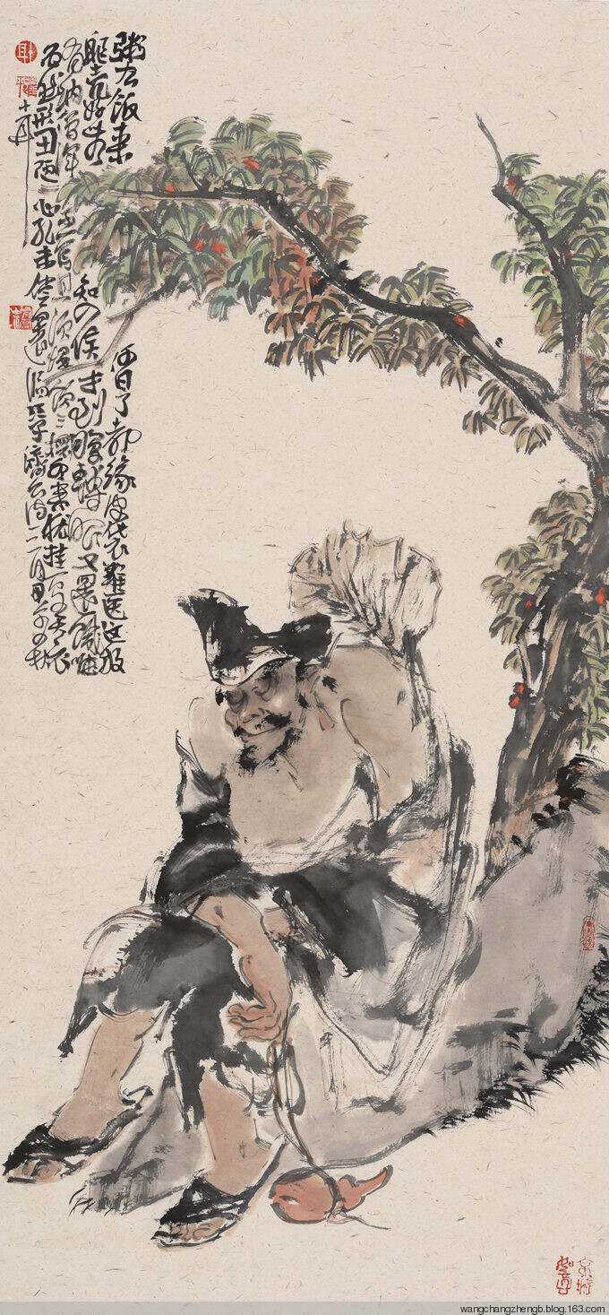 林跃平画钟馗作品欣赏#艺术