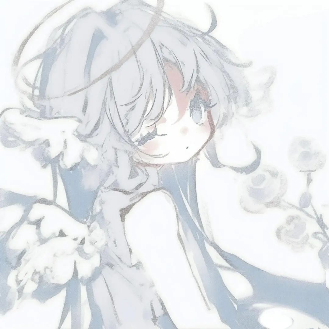 绝美治愈系氛围感动漫女生头像