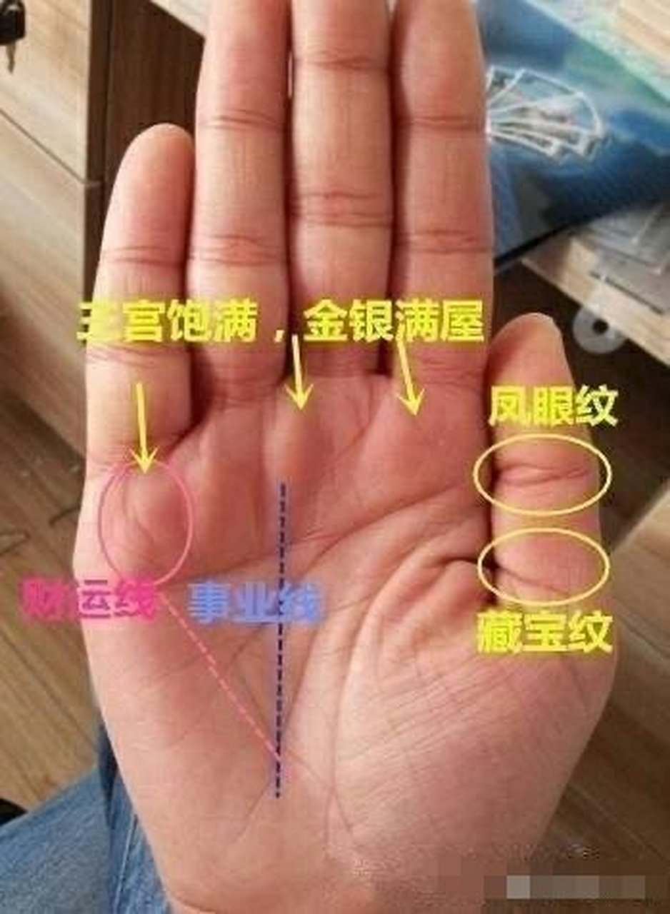 三丘就是指在手掌的接近手指的部位,通常有三个像小山坡一样的凸起