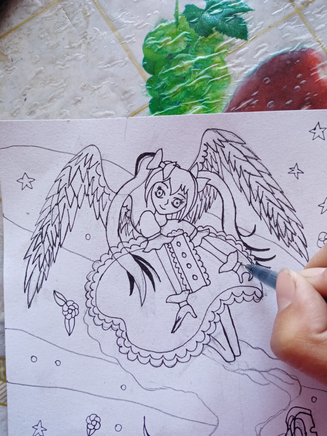 天使的画法恶魔