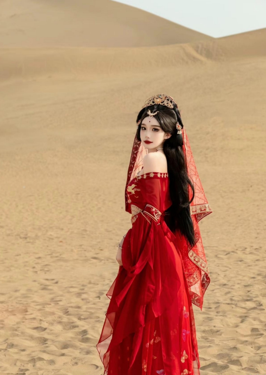 黄沙漫天!西域美女,万种风情!