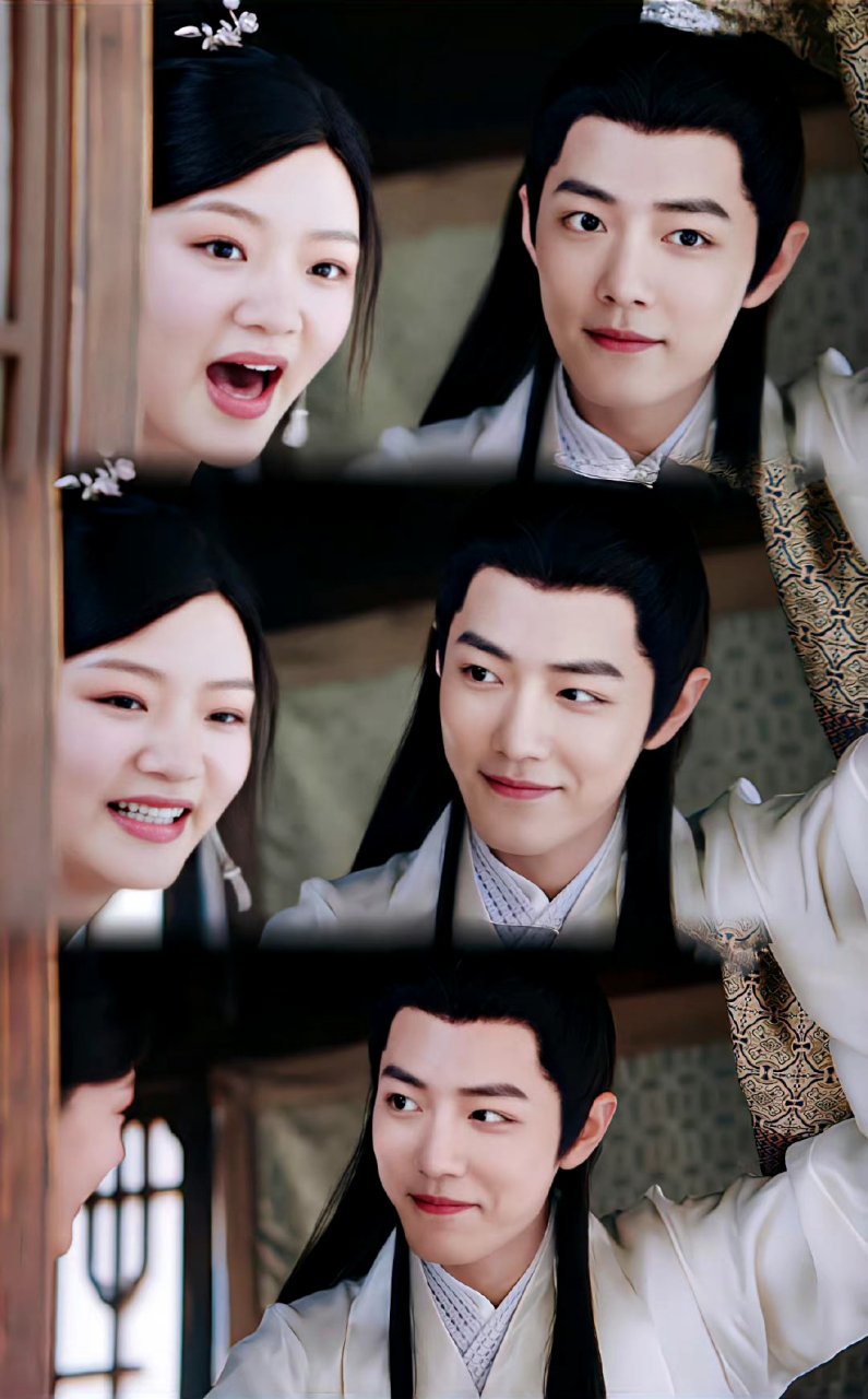 只有两次笑得这么开心,一次是下山后见到弟弟,一次是跟朱颜回天极风城