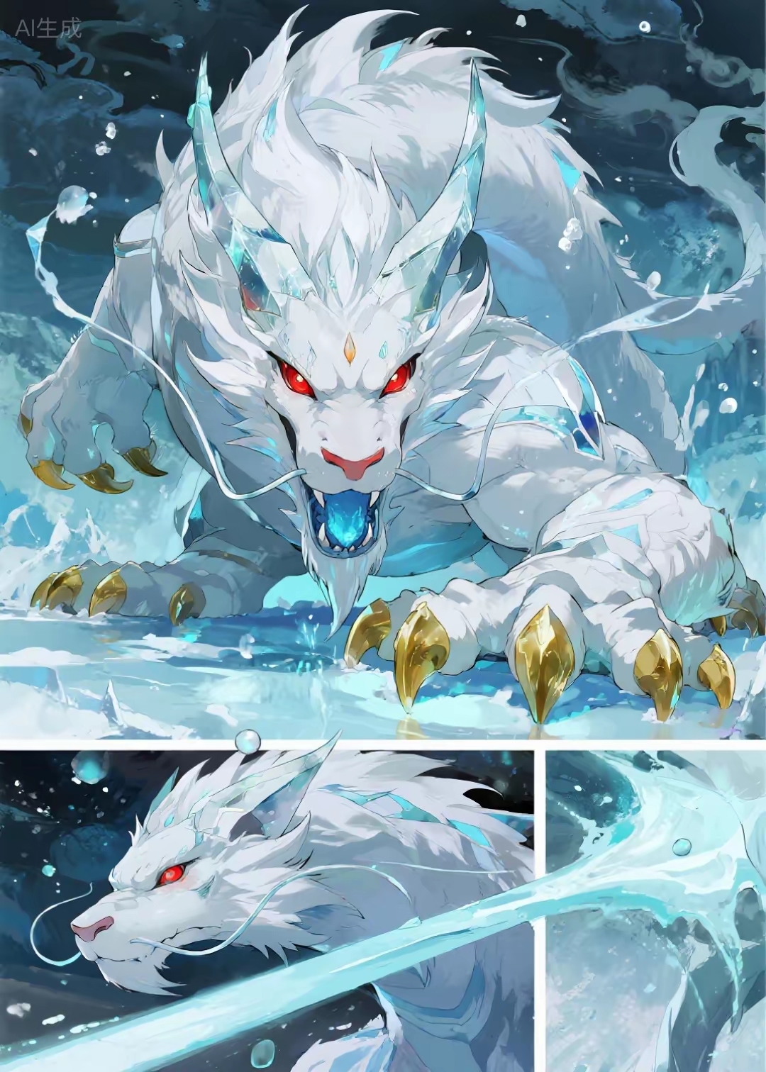 利爪狰狞,寒光熠熠,血色双眸冰冷无比,没有丝毫的温度,自身的气息无