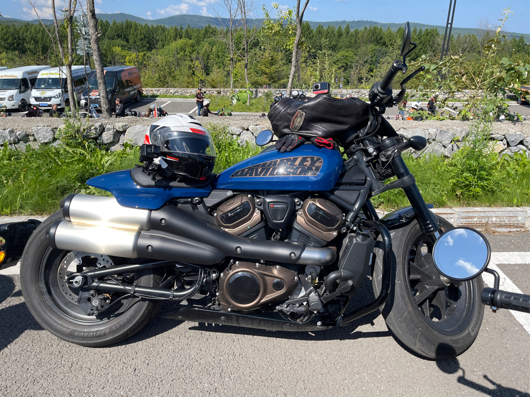 哈雷戴维森120周年中国庆典# 体验一下哈雷sportster s,以前还没乒