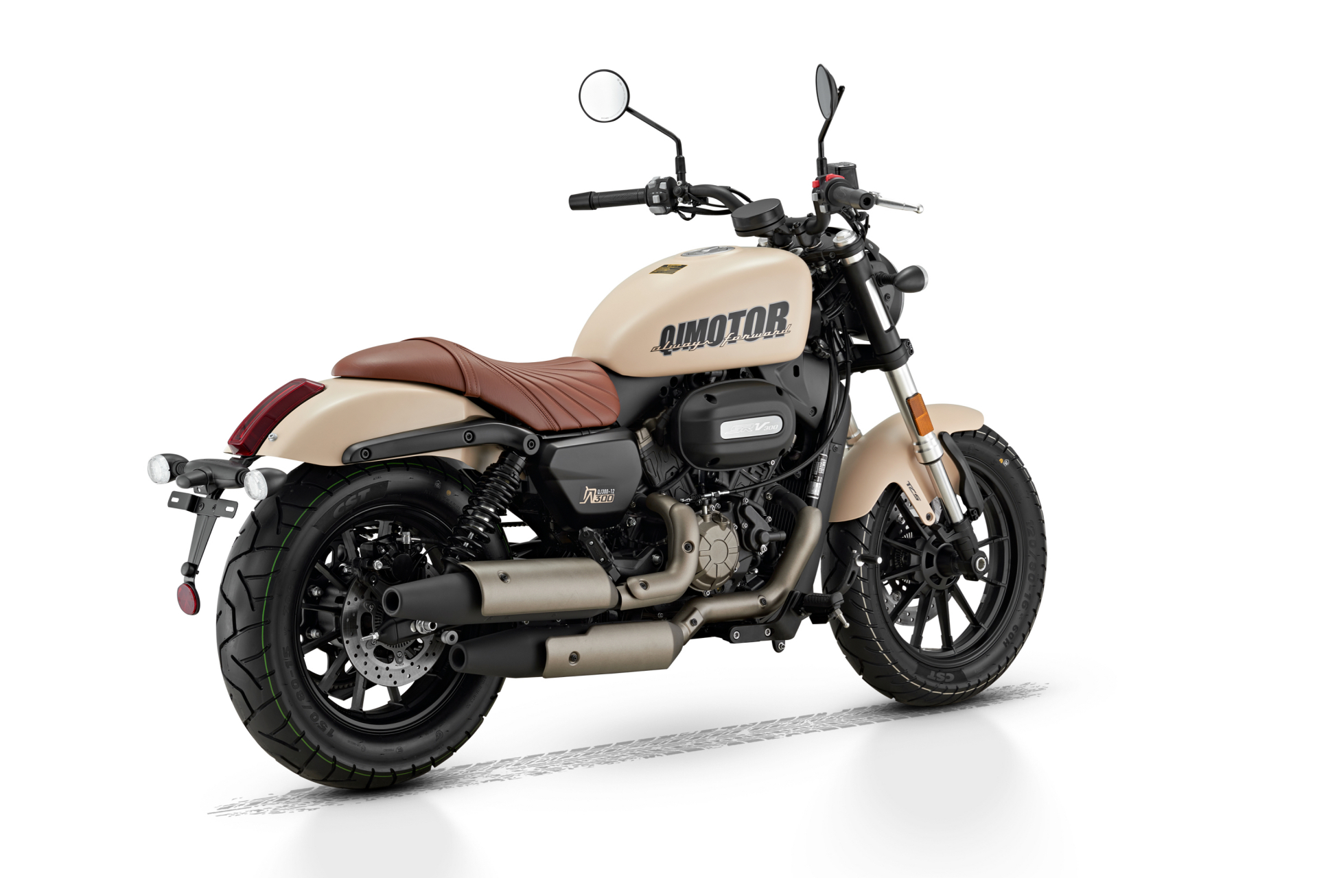 摩托车##机车# 【qjmotor闪300皮带款推出新的颜色,这个"沙色"大家