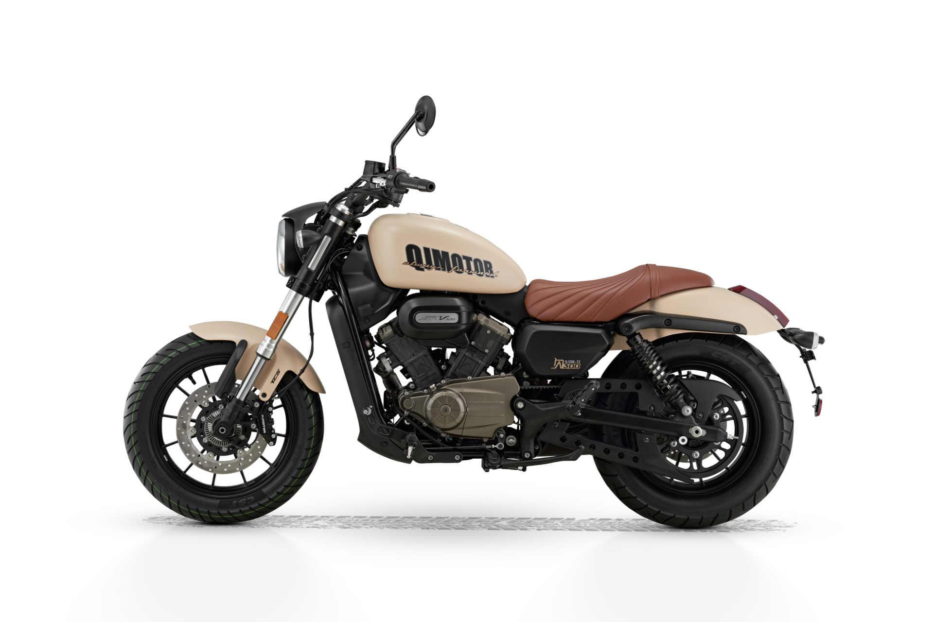 摩托车##机车# 【qjmotor闪300皮带款推出新的颜色,这个"沙色"大家