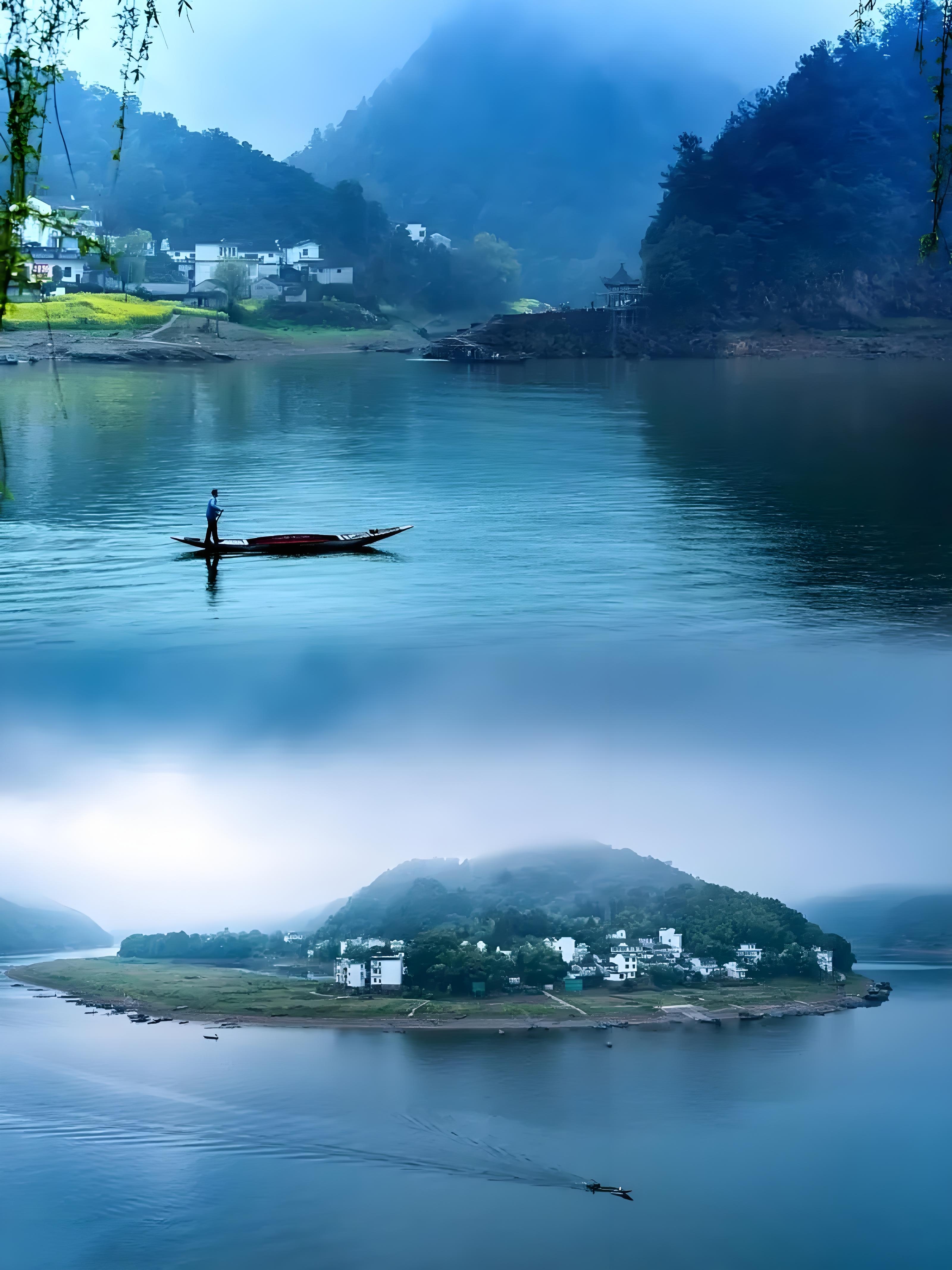 七律·江风赋世情