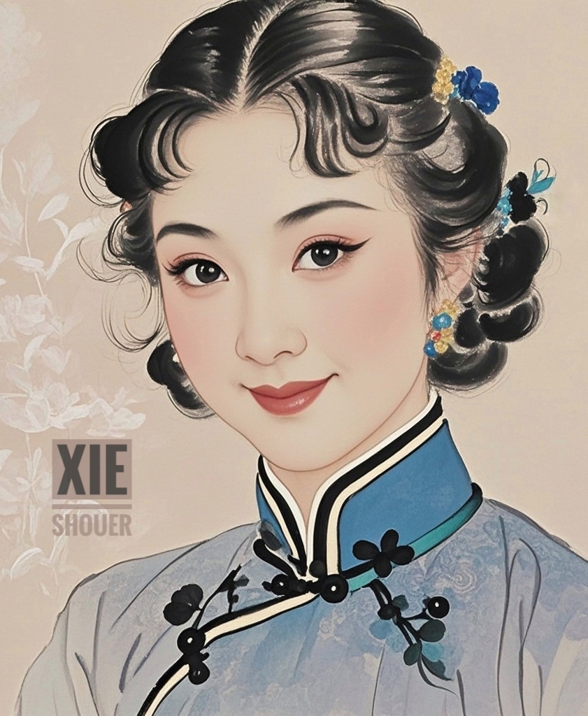 —凝视着民国美人肖像画,仿佛能听到她们心底的