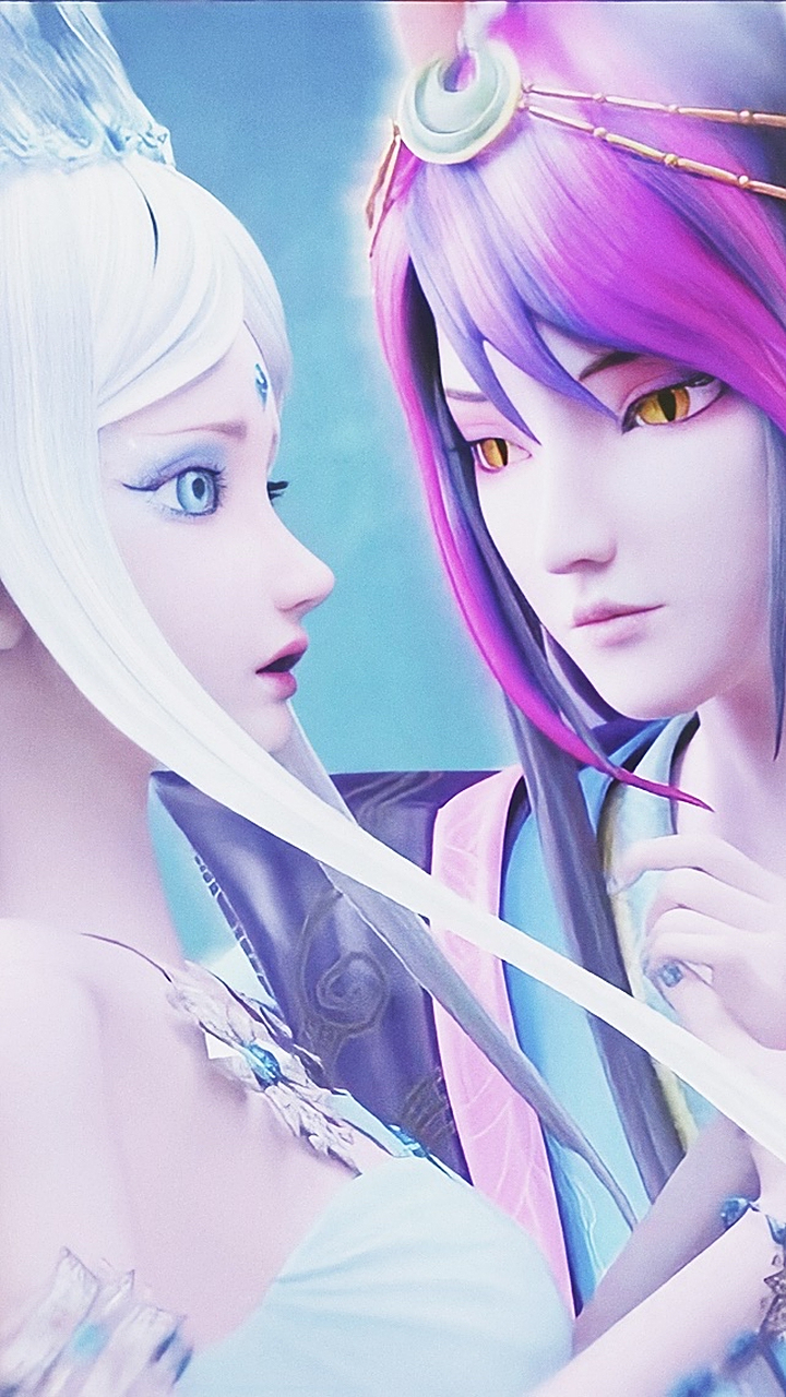 叶罗丽爵冰# #爵冰以雪染颜#  截修 | 拿图留言 "爱意,随风而起"