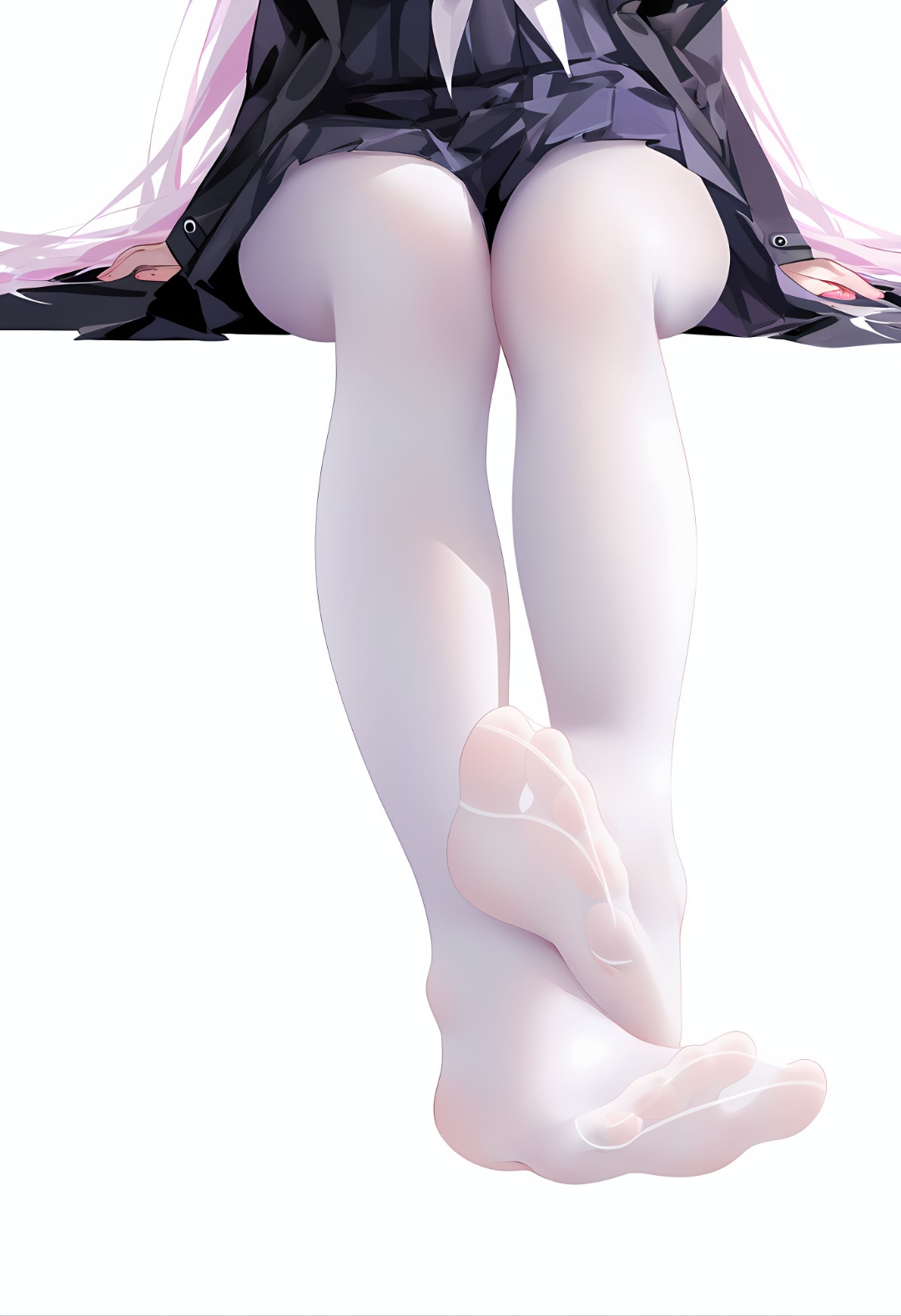 白丝少女,静谧美好.