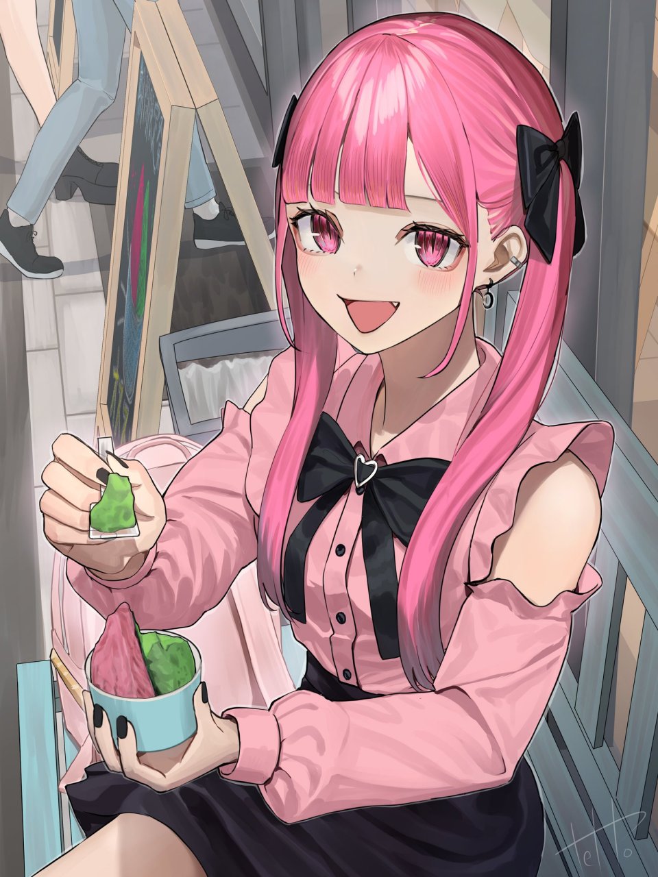 地雷系少女的日常生活  #推特爱上二次元# #暑期补番大作战#  画师