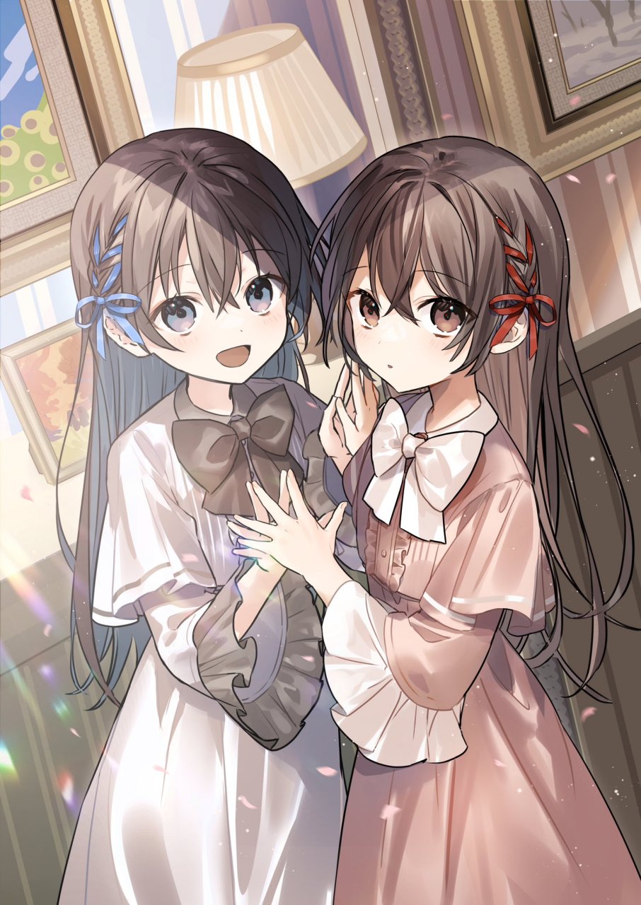 镜中的双胞胎姐姐……  #狂欢夏日# #推特爱上二次