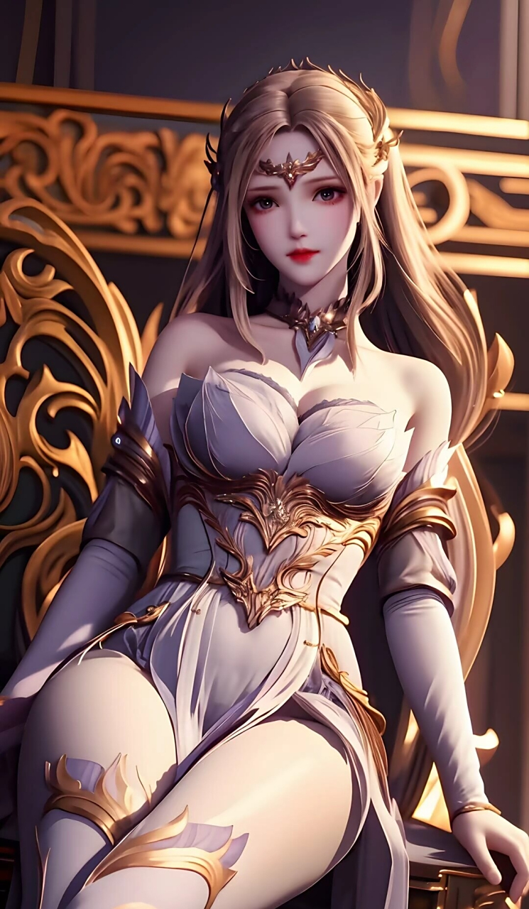 斗罗女神千仞雪,我之前发过一张很美的,到现在我没发现有一张可以超越