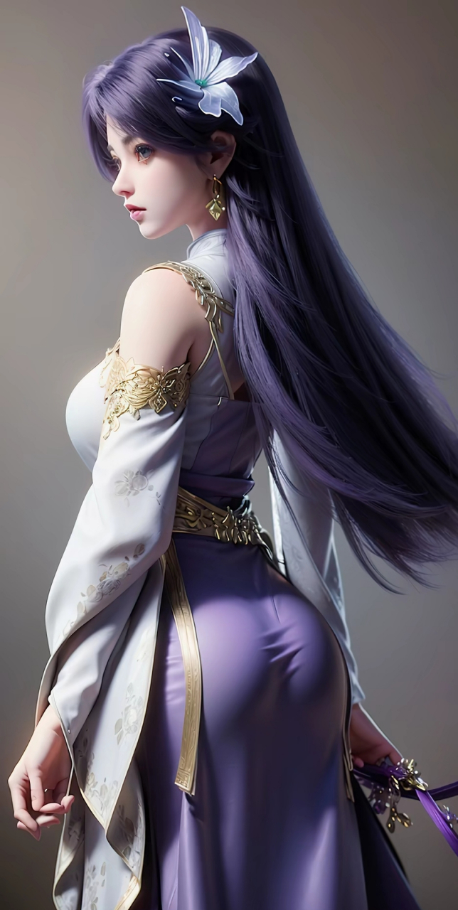 完美世界云曦!  感觉快认不出来了!