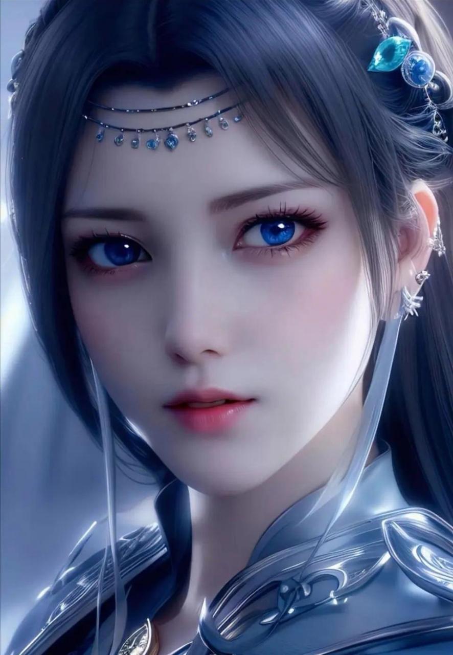 斗破苍穹云韵! 眼睛部分很美! 第一张柔情似水,第二张凌厉如刀!