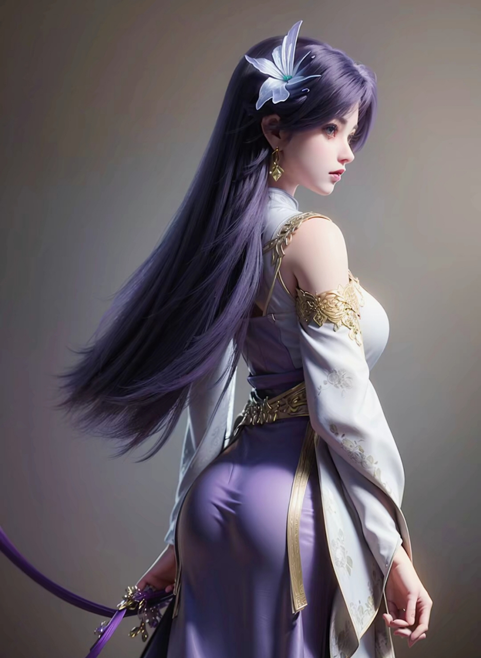 来组国漫女神侧后背美图!  纠结好好久哪张图放在第一位.