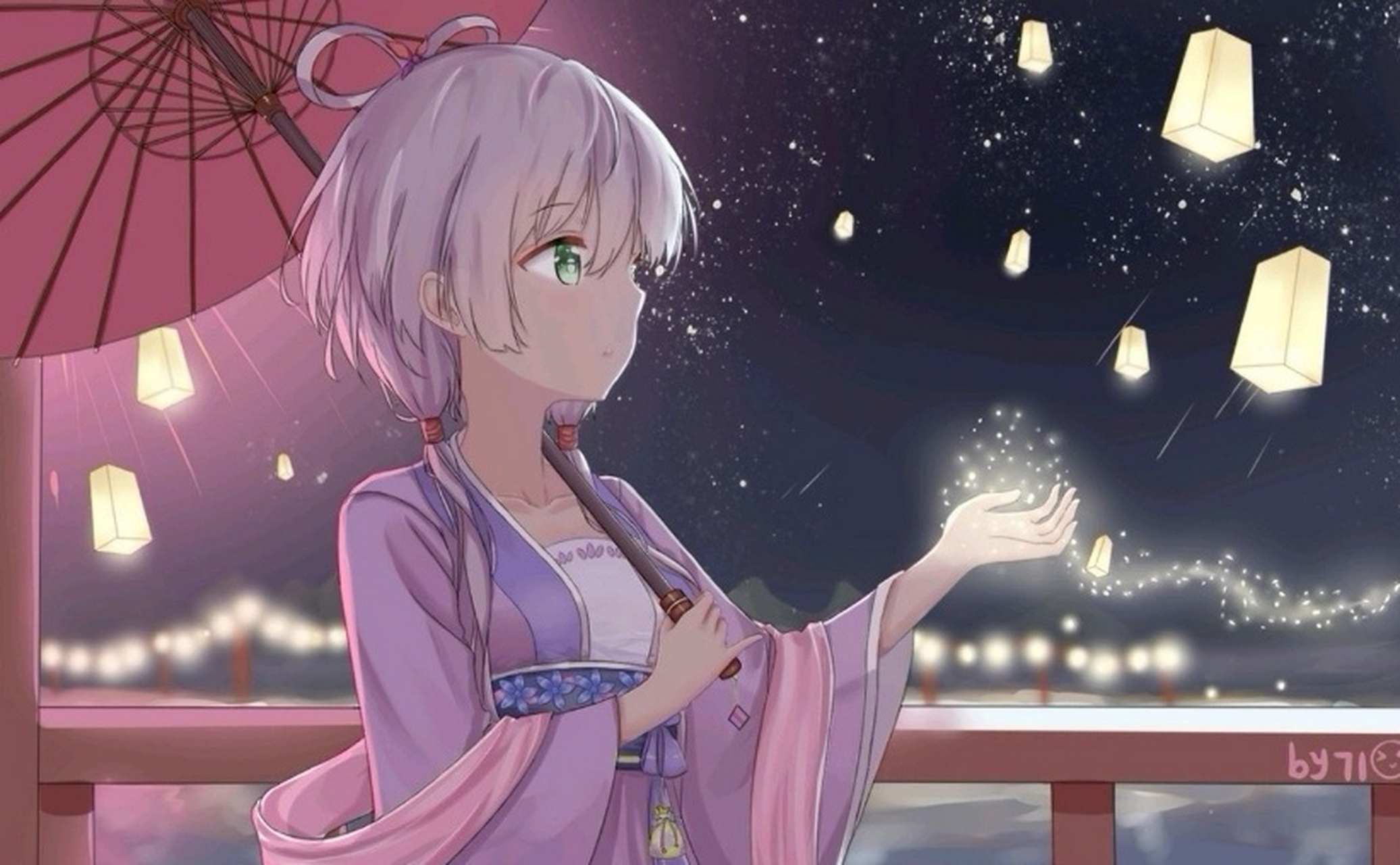 唯美洛天依高清壁纸 #洛天依