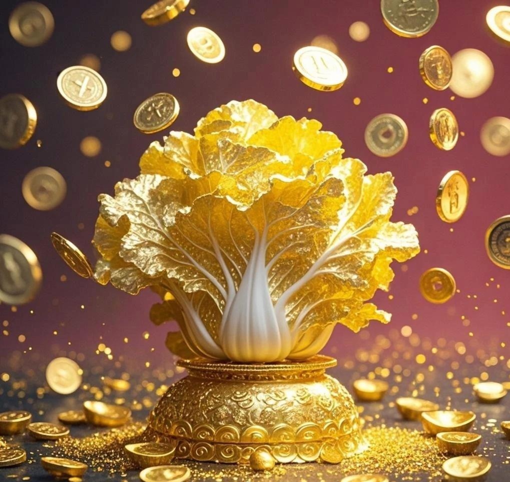金白菜,以其独特的寓意成为人们心中的财富象征