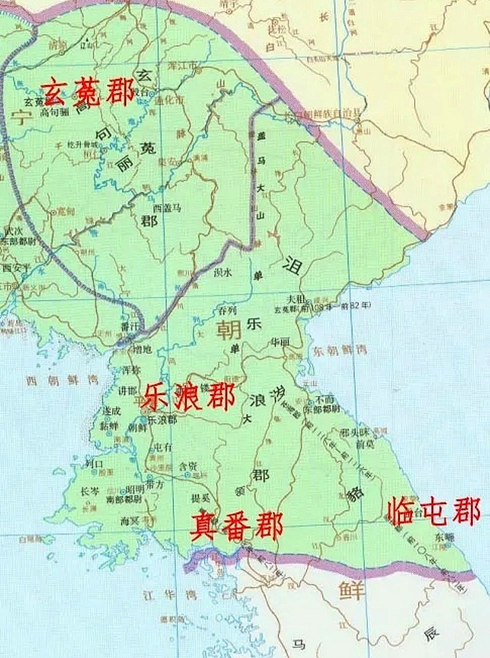 历史#  玄菟郡,乐浪郡,本是商纣王的叔父箕子的封国.