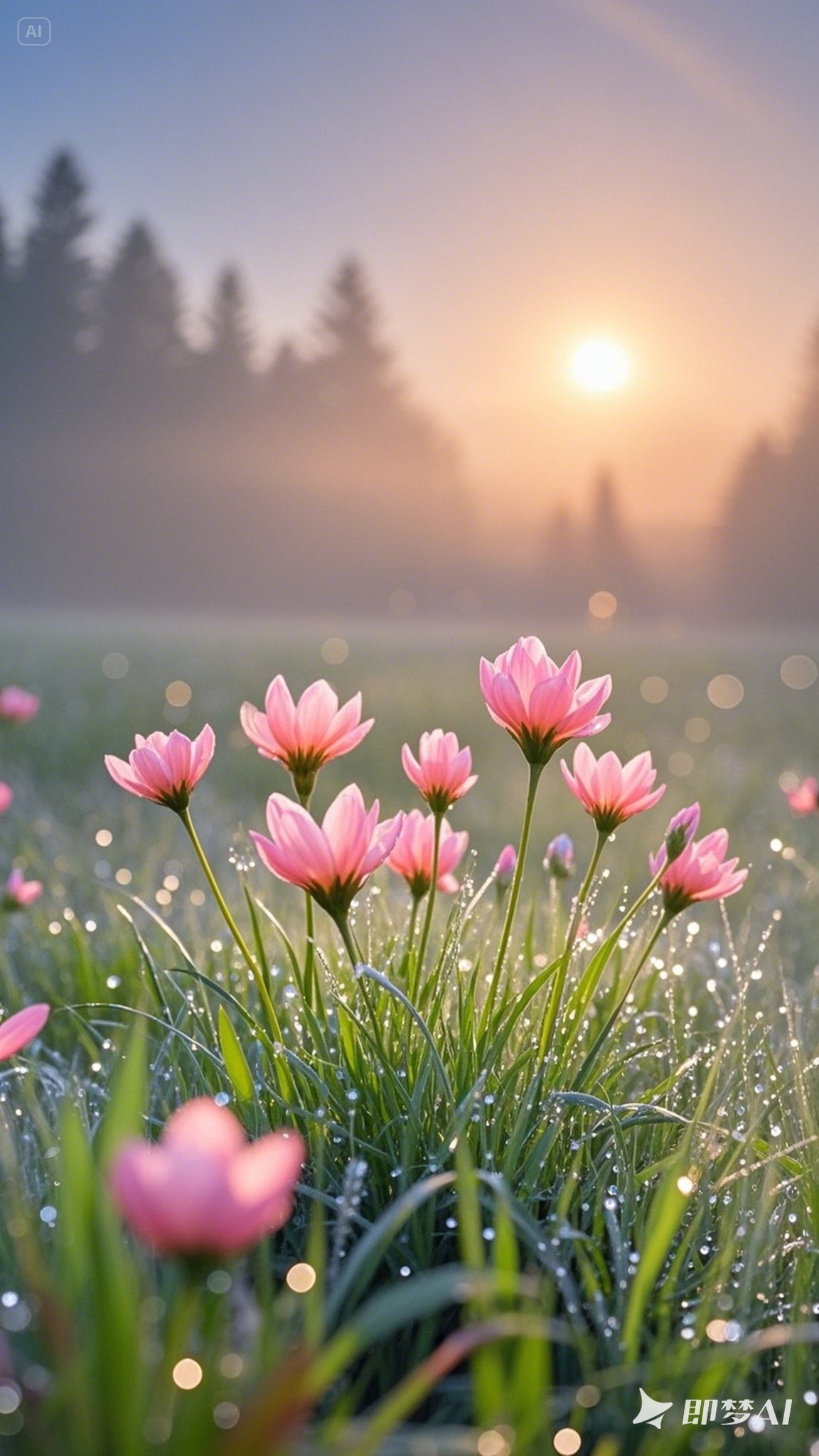 图片唯美朝阳的图片晨光照射花草图片天空草坪花草图片早晨朝阳图片