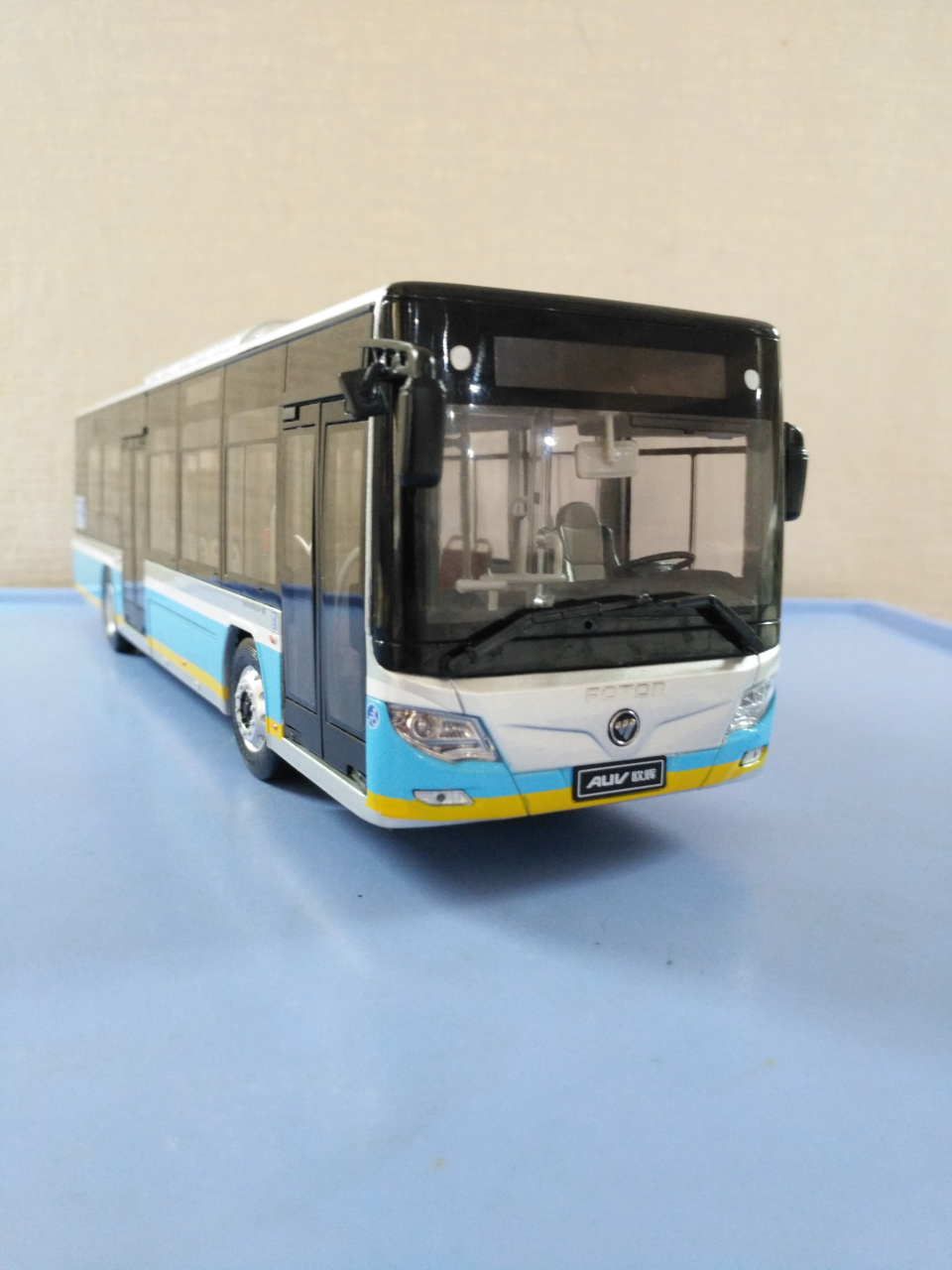 福田欧辉模型 刚入手的1:35福田欧辉bj6123evca-25模型