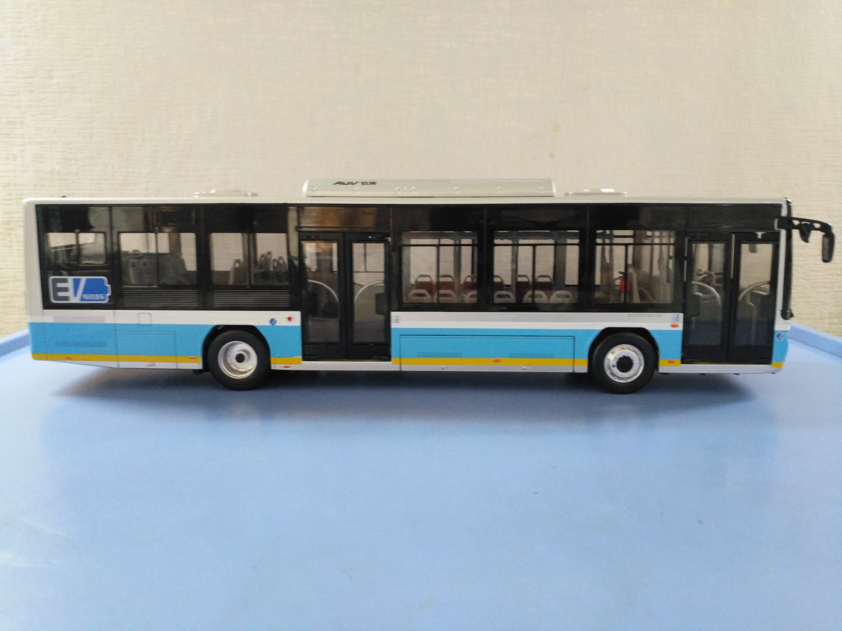 福田欧辉模型 刚入手的1:35福田欧辉bj6123evca-25模型