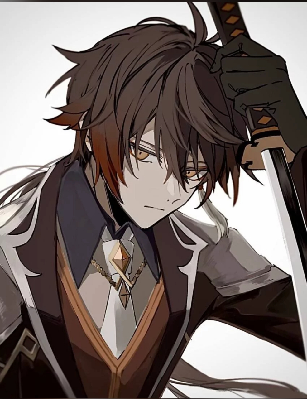 原神# #头像# #动漫壁纸# 一点钟离的图