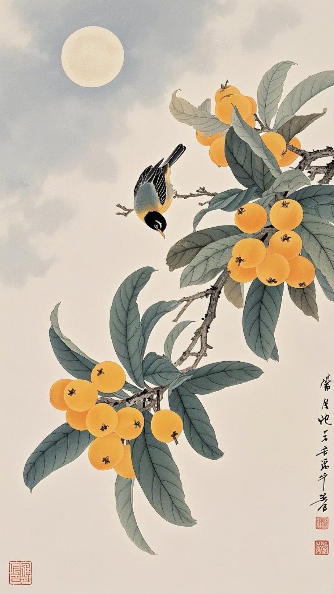 《鹧鸪天·枇杷鸟趣》