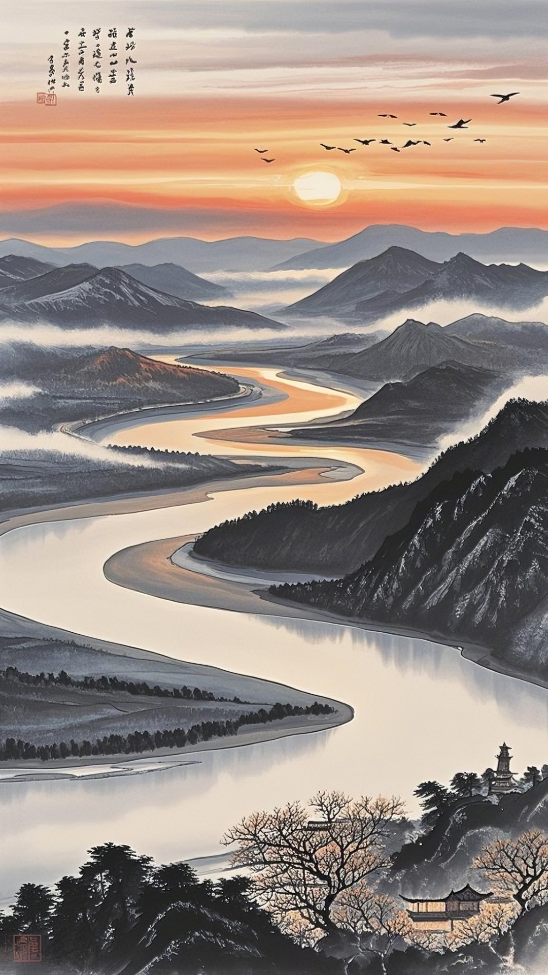 浩浩黄河,滚滚东驰.源自昆仑,流经万里