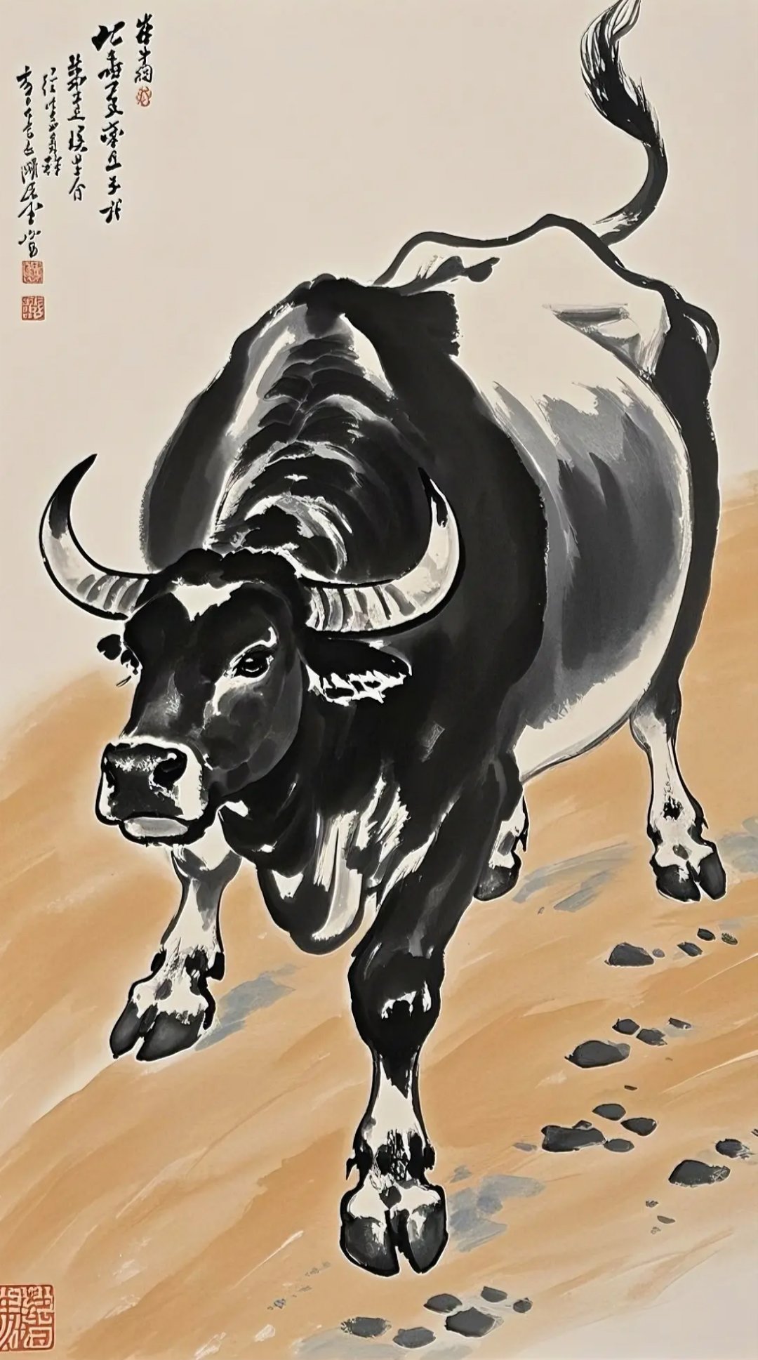 太古混沌初开,天道孕灵,牛者乃应坤德而生