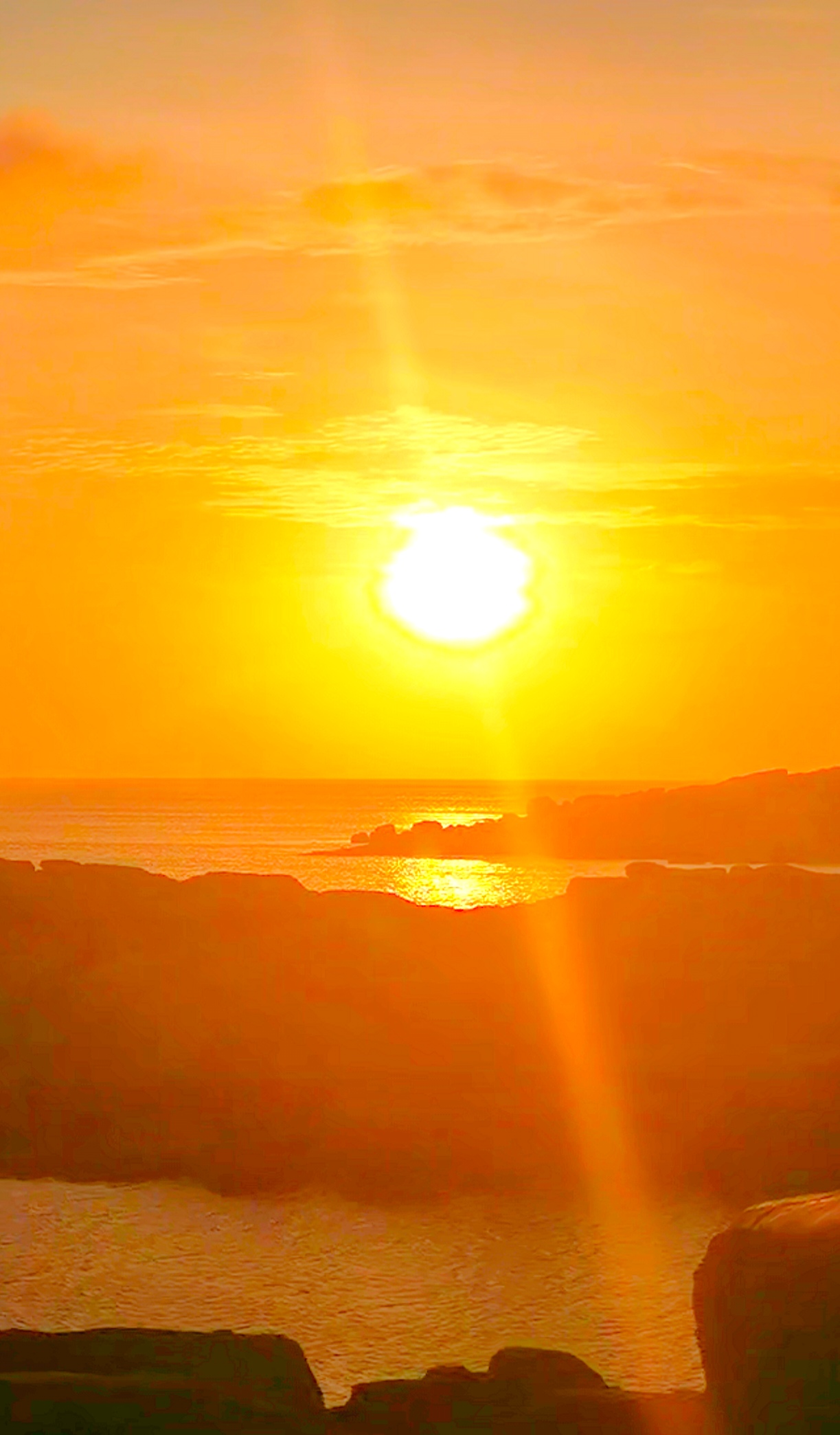 观海听涛迎朝阳  平潭岛的早晨