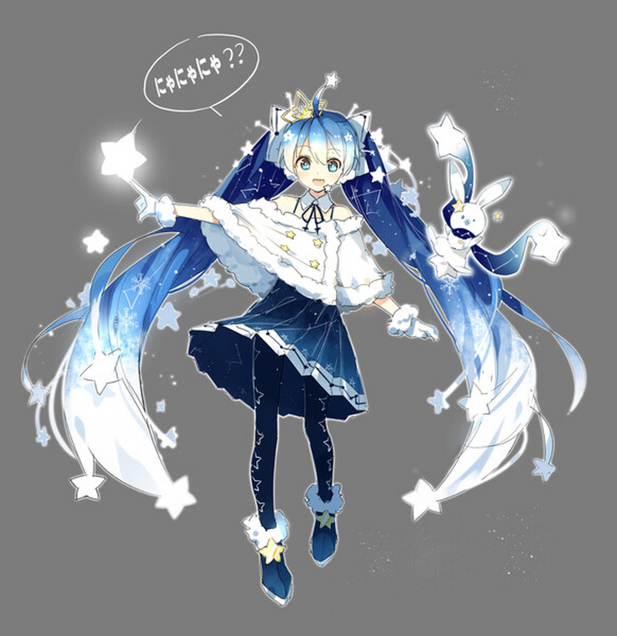 雪初音头像 二次元图片